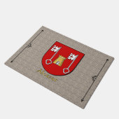 Alcazar Historisch Schild op Cobblestone Deurmat (Schuin)