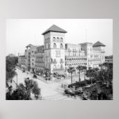 Alcazar Hotel, St Augustine, Florida, 1903 Poster (Voorkant)