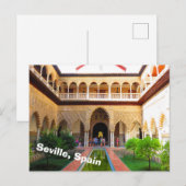 Alcazar of Sevilla, Spanje Briefkaart (Voorkant / Achterkant)