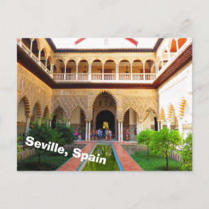 Alcazar of Sevilla, Spanje Briefkaart