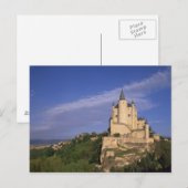Alcazar, Segovia, Castilië en León, Spanje Briefkaart (Voorkant / Achterkant)