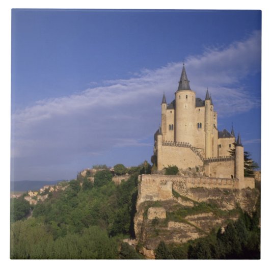 Alcazar, Segovia, Castilië en León, Spanje Tegeltje (Voorkant)