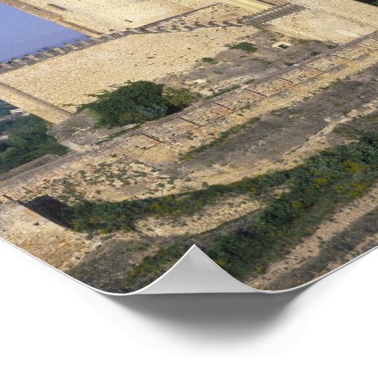 Alcazar, Segovia, Castilla León, Spanje Poster (Hoek)