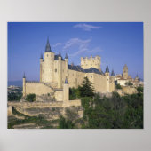 Alcazar, Segovia, Castilla León, Spanje Poster (Voorkant)