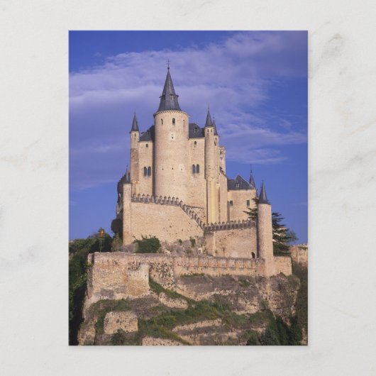 Alcazar, Segovia, Castilla León, Spanje, UNESCO Briefkaart (Voorkant)