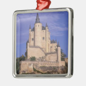 Alcazar, Segovia, Castilla León, Spanje, UNESCO Metalen Ornament (Links)