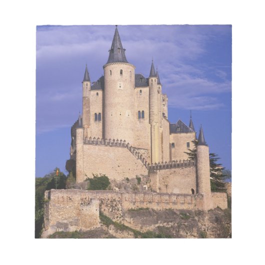 Alcazar, Segovia, Castilla León, Spanje, UNESCO Notitieblok (Voorkant)