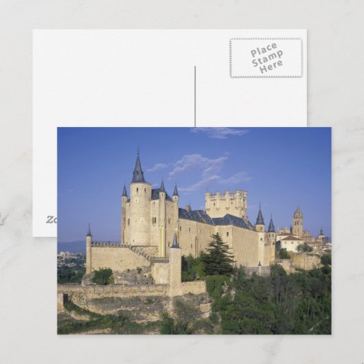 Alcazar, Segovia, Castilla y León, Spanje Briefkaart (Voorkant / Achterkant)
