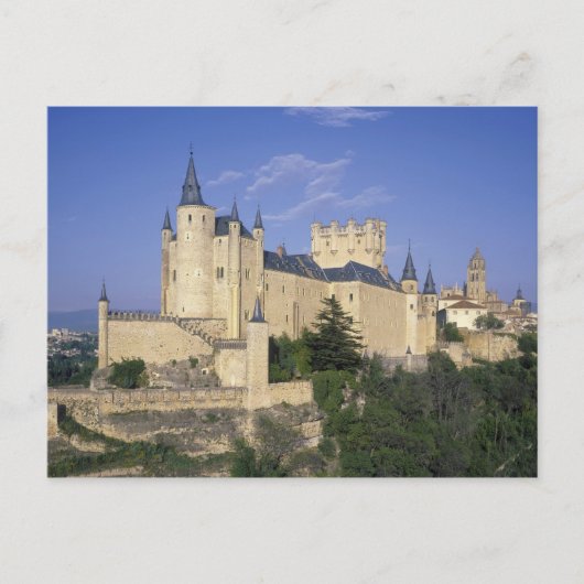Alcazar, Segovia, Castilla y León, Spanje Briefkaart (Voorkant)