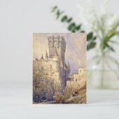 Alcazar, Segovia, Spanje, schilderij Briefkaart (Staand voorkant)