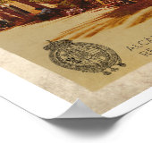  alcázar van het reisbureau van Sevilla Poster (Hoek)