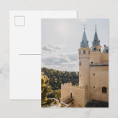 Alcázar van Segovia middeleeuws kasteel Briefkaart (Voorkant / Achterkant)