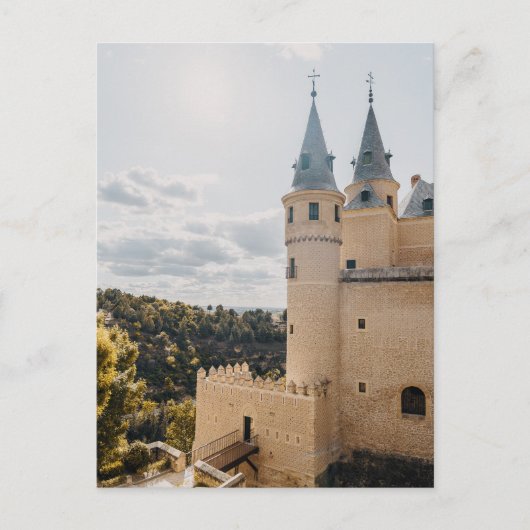 Alcázar van Segovia middeleeuws kasteel Briefkaart (Voorkant)