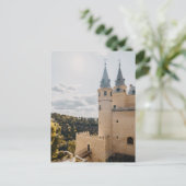 Alcázar van Segovia middeleeuws kasteel Briefkaart (Staand voorkant)