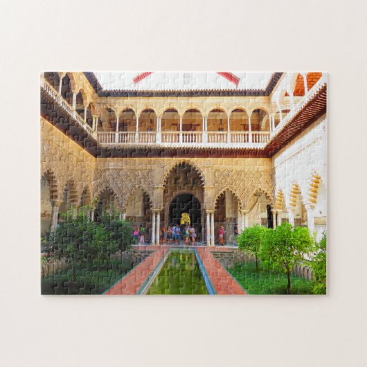 Alcazar van Sevilla Puzzle Legpuzzel (Horizontaal)