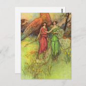 Alceste en het God of Love Briefkaart (Voorkant / Achterkant)