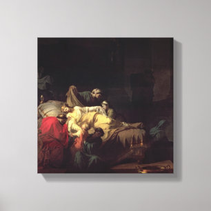 Alcestis offert zichzelf op om haar man te redden canvas afdruk