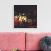 Alcestis offert zichzelf op om haar man te redden canvas afdruk (Insitu (Woonkamer))