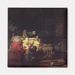 Alcestis offert zichzelf op om haar man te redden magneet