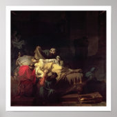 Alcestis offert zichzelf op om haar man te redden poster (Voorkant)