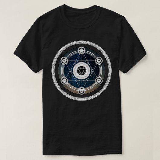 Alchemic Sacred Geometry T-shirt (Design voorkant)