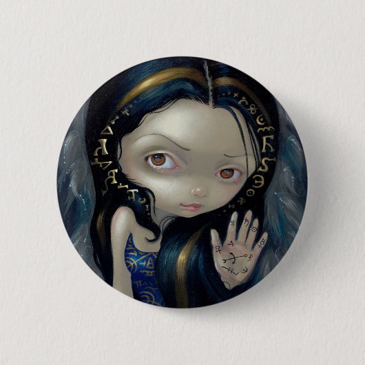 "Alchemical Angel V" Button (Voorkant)