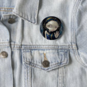 "Alchemical Angel V" Button (In situ)