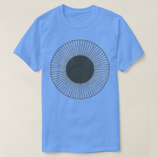 Alchemical Dark Night Sun T-shirt (Design voorkant)