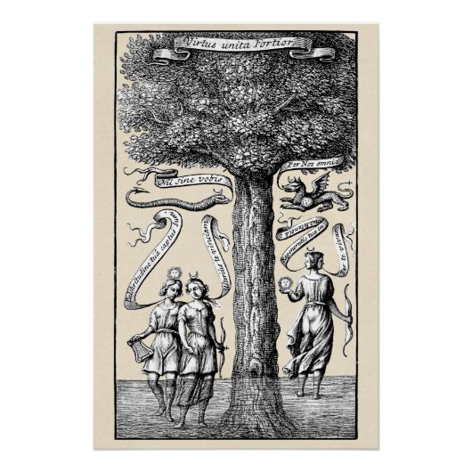 Alchemical Opposites United by Conjunction Poster (Voorkant)