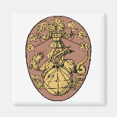 Alchemical Rebis Magneet (Voorkant)