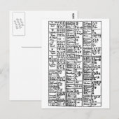 Alchemical Symbols 17th Century Briefkaart (Voorkant / Achterkant)