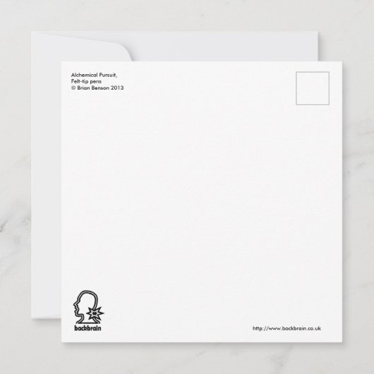 Alchemical verlitt Flat-kaart (Achterkant)