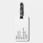 Alchemical volgit door Brian Benson Bagagelabel (Achterkant verticaal)