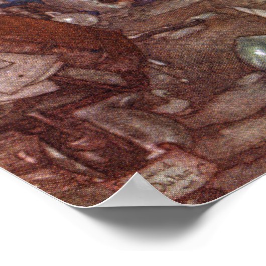 Alchemicus van Edmund Dulac Poster (Hoek)