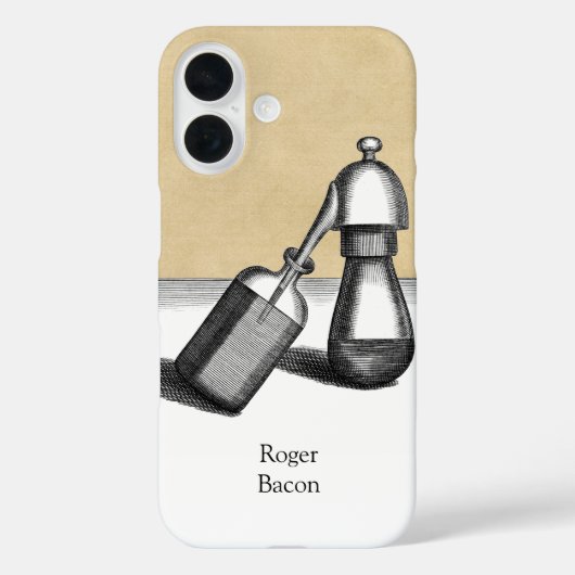 Alchemie Alembische kolf met naam Case-Mate iPhone Case (Achterkant)