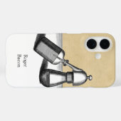 Alchemie Alembische kolf met naam Case-Mate iPhone Case (Achterkant (horizontaal))