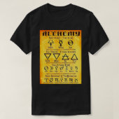 Alchemie De 4 elementen van de ether T-shirt (Design voorkant)