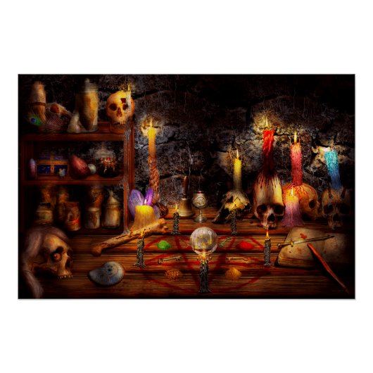 Alchemie - Die oude zwarte magie Perfect Poster (Voorkant)
