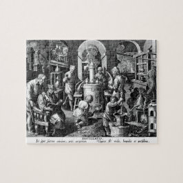 Alchemie gereedschap voor distillatie legpuzzel