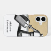 Alchemie Laborapparatuur met naam iPhone 16 Hoesje (Achterkant horizontaal)