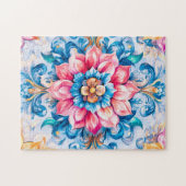 Alchemie & Transformatie Jung Geïnspireerd Mandala Legpuzzel (Horizontaal)