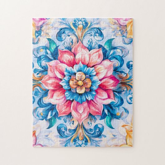 Alchemie & Transformatie Jung Geïnspireerd Mandala Legpuzzel (Verticaal)