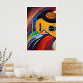 Alchemie van country muziek, poster (Keuken)