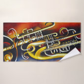 Alchemie van de jazzmuziek badhanddoek (Badhanddoek)