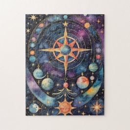 Alchemie van de sterren Hemelse fantasie Mystieke Legpuzzel