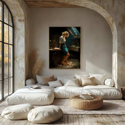 Alchemie van de stilte canvas afdruk