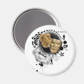 Alchemie van dramaskers magneet (Voorkant / Achterkant)