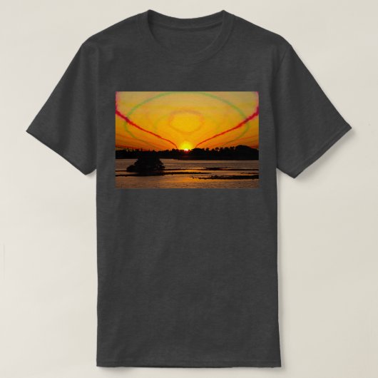 Alchemie van een zonsondergang t-shirt (Design voorkant)