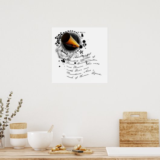 Alchemie van richting poster (Keuken)