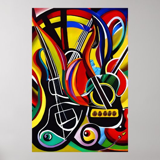 Alchemie van rockmuziek poster (Voorkant)